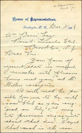 Lot #75 William McKinley - Image 2