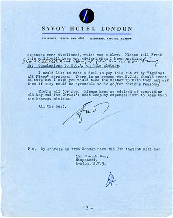 Lot #1769 Errol Flynn - Image 1