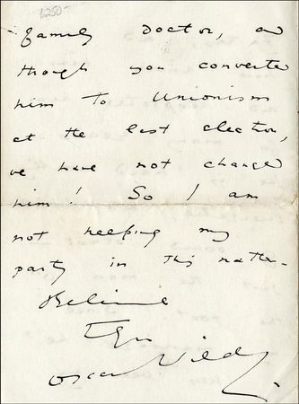 Lot #830 Oscar Wilde - Image 4