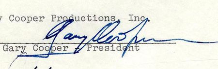 Lot #1521 Gary Cooper - Image 1