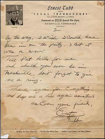 Lot #1167 Ernest Tubb - Image 2