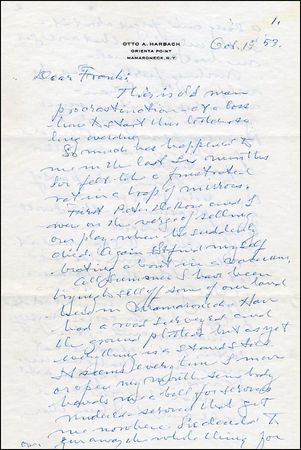 Lot #1032 Otto Harbach - Image 2
