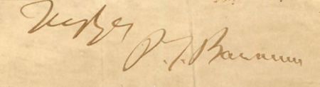 Lot #1316 P. T. Barnum - Image 1