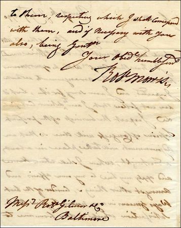 Lot #347 Robert Morris - Image 1