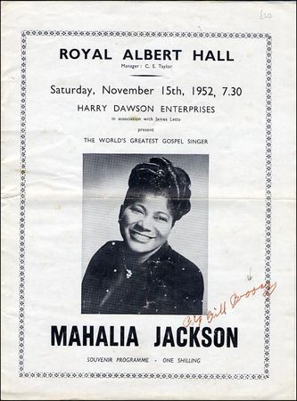 Lot #1047 Mahalia Jackson and Big Bill Broonzy - Image 2