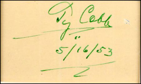Lot #2899 Ty Cobb - Image 1