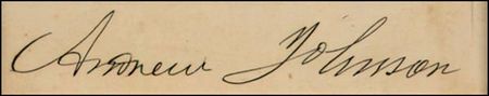 Lot #57 Andrew Johnson - Image 1