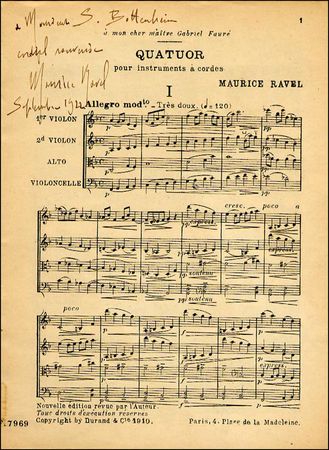 Lot #1125 Maurice Ravel - Image 1