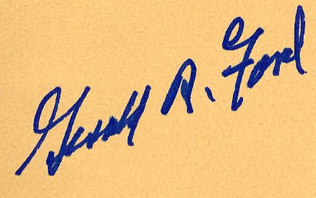 Lot #83 Richard Nixon and Gerald Ford - Image 2