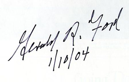 Lot #84 Richard Nixon and Gerald Ford - Image 1