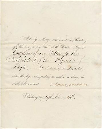 Lot #49 Andrew Johnson