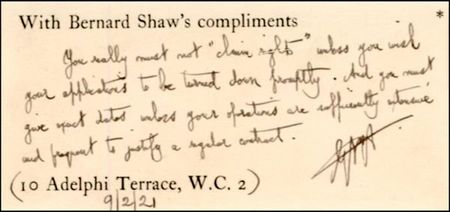 Lot #632 George Bernard Shaw - Image 1