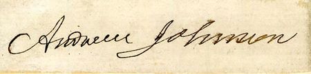 Lot #50 Andrew Johnson
