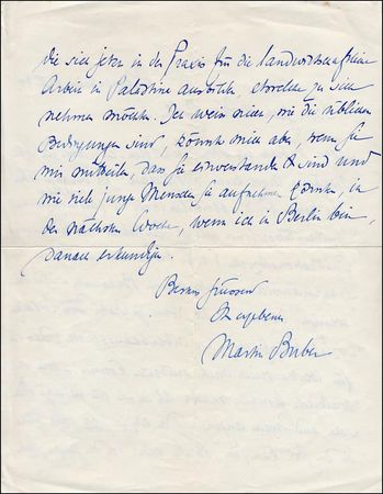 Lot #153 Martin Buber - Image 1