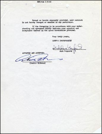 Lot #2366 Wizard of Oz: Gibbons, Cedric - Image 2