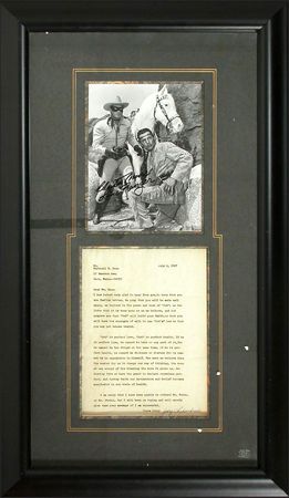 Lot #1815 Clayton Moore and Jay Silverheels - Image 2