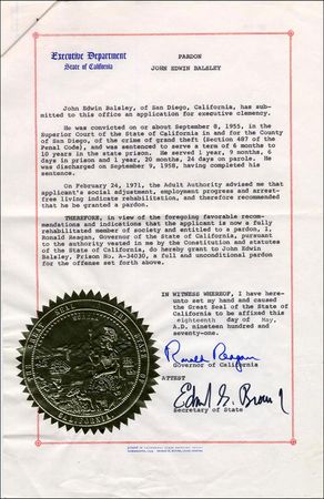 Lot #100 Ronald Reagan - Image 1