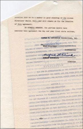 Lot #1522 Alfred Hitchcock - Image 1