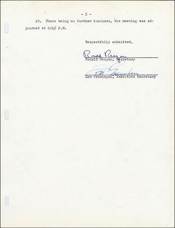 Lot #103 Ronald Reagan - Image 1