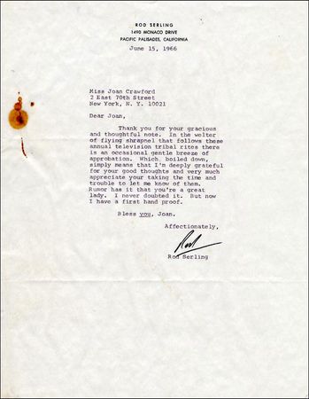 Lot #2087 Rod Serling - Image 1