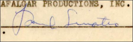 Lot #901 Frank Sinatra and Frank Capra - Image 1