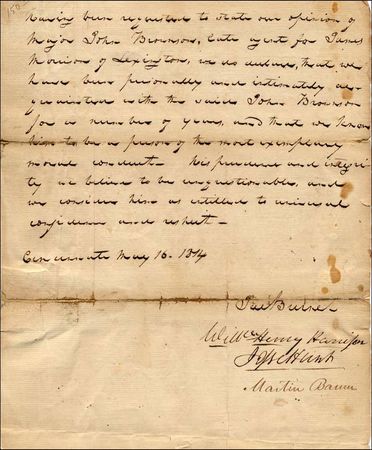 Lot #40 William Henry Harrison