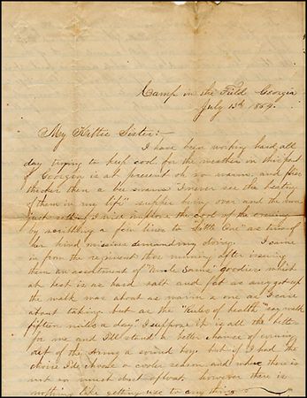 Lot #502  Civil War Letters - Image 1