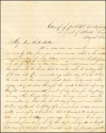 Lot #502  Civil War Letters - Image 2