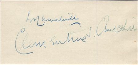 Lot #273 Winston and Clementine Churchill - Image 1