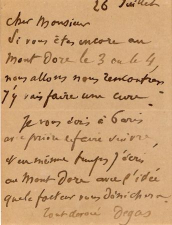 Lot #743 Edgar Degas - Image 1