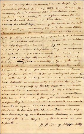 Lot #446 Supreme Court: Taney, Roger B. - Image 1