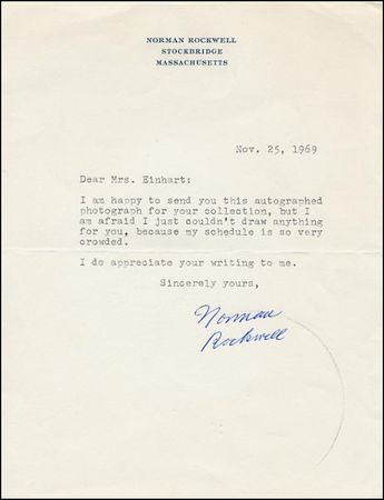 Lot #816 Norman Rockwell - Image 2