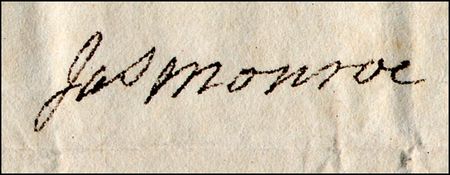 Lot #134 James Madison and James Monroe - Image 1