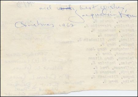 Lot #112 Jacqueline Kennedy - Image 2