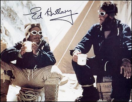 Lot #337 Edmund Hillary - Image 1