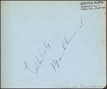Lot #1854 Hollywood and Stage Signatures of the 1940s - Image 2