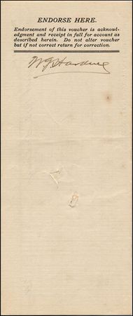 Lot #85 Warren G. Harding - Image 2