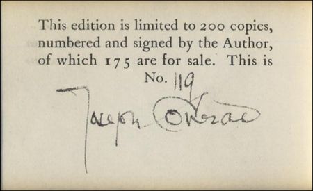 Lot #736 Joseph Conrad - Image 1