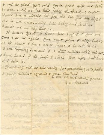 Lot #262 George Washington Carver - Image 1
