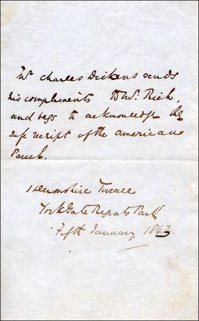 Lot #745 Charles Dickens - Image 1