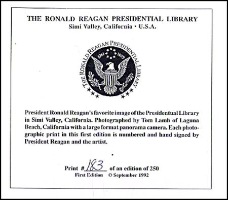 Lot #116 Ronald Reagan - Image 2