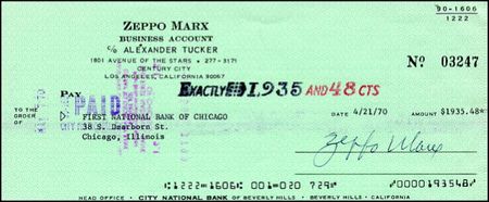 Lot #1934 Zeppo and Chico Marx - Image 1