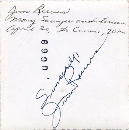 Lot #908 Jim Reeves - Image 1
