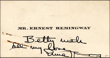 Lot #579 Ernest Hemingway - Image 1