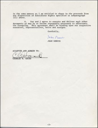 Lot #2153 Jean Renoir - Image 1