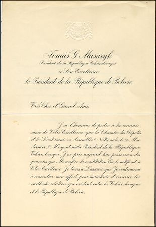 Lot #277 Thomas Masaryk - Image 2