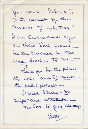Lot #1404 Bette Davis - Image 1