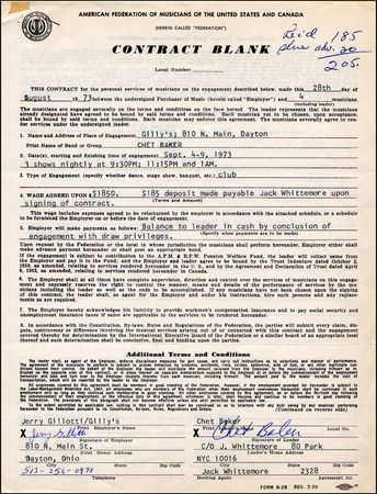 Lot #677 Chet Baker - Image 2