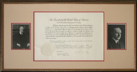 Lot #37 Calvin Coolidge