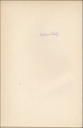Lot #841 Virginia Woolf - Image 1